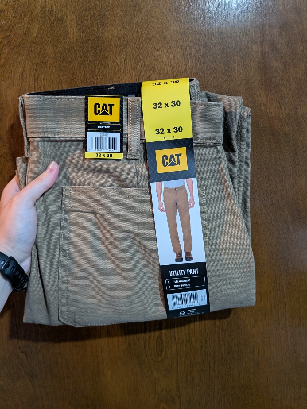 NWT CAT Men's Utility Pants - Tan 32X30